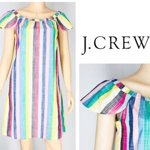 Striped J. Crew Shift Dress